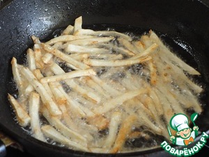 Сельдерей жареный с голландским соусом