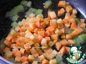 Жареный картофель с овощным рагу Жареный картофель с овощным рагу