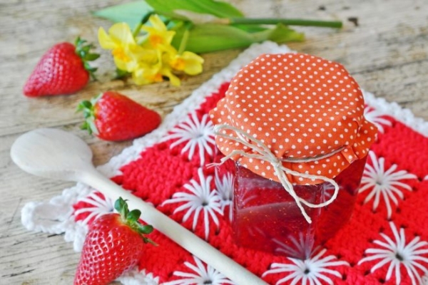 Варенье пятиминутка из клубники с ванилью