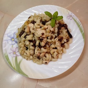 Рожки с грибами и курицей Рожки с грибами и курицей