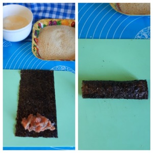 Рыбные трубочки в листах нори Рыбные трубочки в листах нори