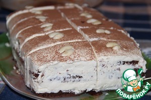 Шоколадный торт с творожно-апельсиновым кремом