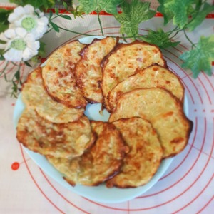 Сырно-кабачковые лепешки в духовке