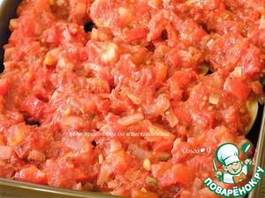 Закуска из яиц в красном соусе Закуска из яиц в красном соусе