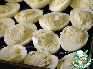 Закуска из яиц в красном соусе Закуска из яиц в красном соусе