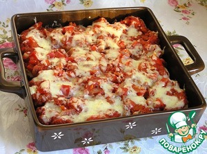 Закуска из яиц в красном соусе Закуска из яиц в красном соусе