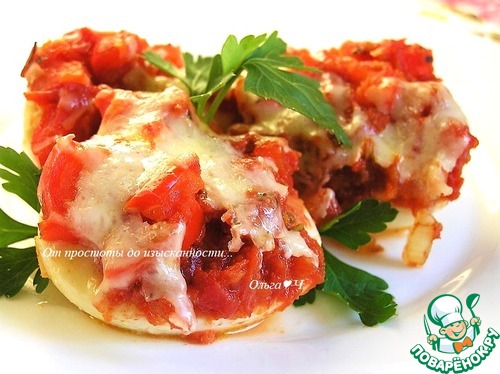 Закуска из яиц в красном соусе Закуска из яиц в красном соусе