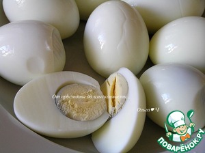 Закуска из яиц в красном соусе Закуска из яиц в красном соусе