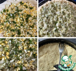 Пирог с капустой на дрожжевом тесте