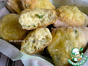 Сырный содовый хлеб