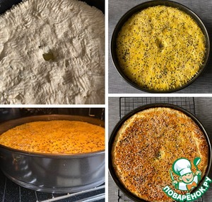 Пирог с капустой на дрожжевом тесте