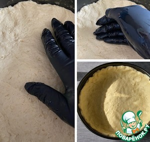 Пирог с капустой на дрожжевом тесте