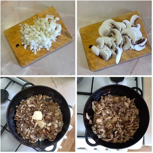 Курица, фаршированная грибами Курица, фаршированная грибами