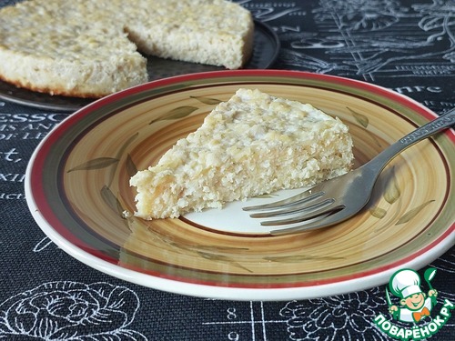 Рыбно-творожная запеканка с пшёнными хлопьями Рыбно-творожная запеканка с пшёнными хлопьями