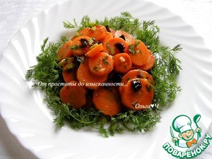 Салат из бланшированной моркови