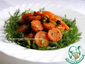 Салат из бланшированной моркови