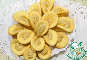 Бисквитное печенье с фисташковым кремом