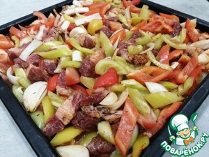 Говядина с овощами запеченная Belen Tava Говядина с овощами запеченная Belen Tava