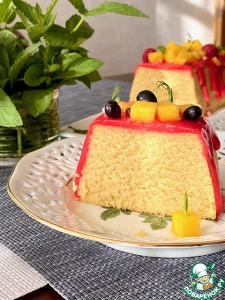 Японский чизкейк с манго Японский чизкейк с манго