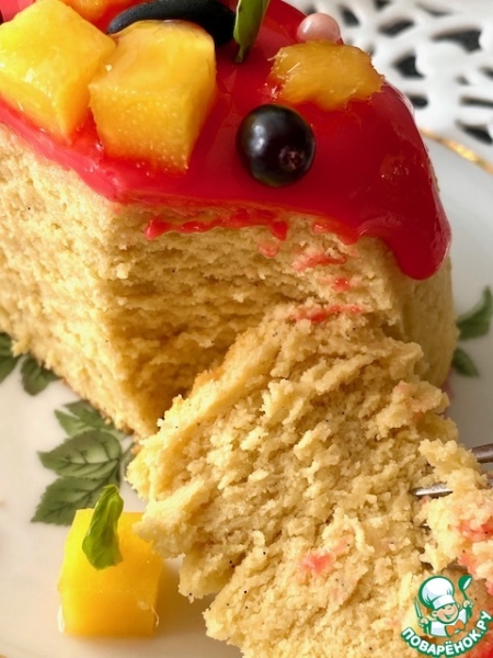 Японский чизкейк с манго Японский чизкейк с манго