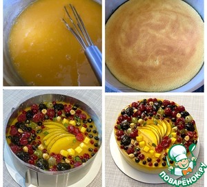 Японский чизкейк с манго Японский чизкейк с манго