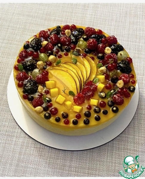 Японский чизкейк с манго Японский чизкейк с манго