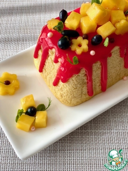 Японский чизкейк с манго Японский чизкейк с манго