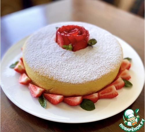 Японский чизкейк с манго Японский чизкейк с манго