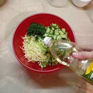 Салат из молодой капусты с уксусом Салат из молодой капусты с уксусом