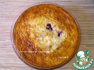 Творожник с вишней Творожник с вишней