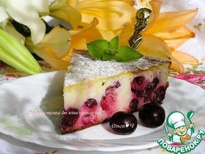 Творожник с вишней Творожник с вишней