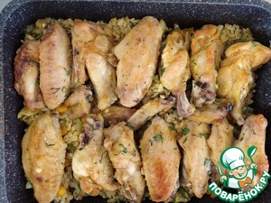 Булгур с крылышками Булгур с крылышками