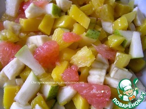 Фруктовый салат с лаймом Фруктовый салат с лаймом