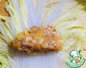 Голубцы из пекинской капустой Голубцы из пекинской капустой