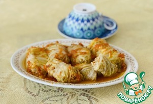 Голубцы из пекинской капустой Голубцы из пекинской капустой