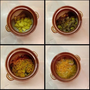 Картошка с мясом в духовке Картошка с мясом в духовке