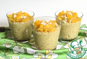 Манго-чиа-пудинг