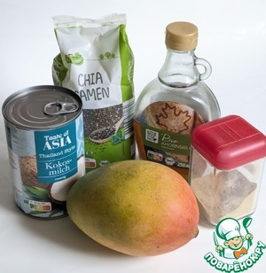 Манго-чиа-пудинг