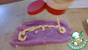 Мясо в беконе с сочной начинкой Мясо в беконе с сочной начинкой