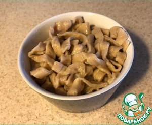 Печеночная лапша