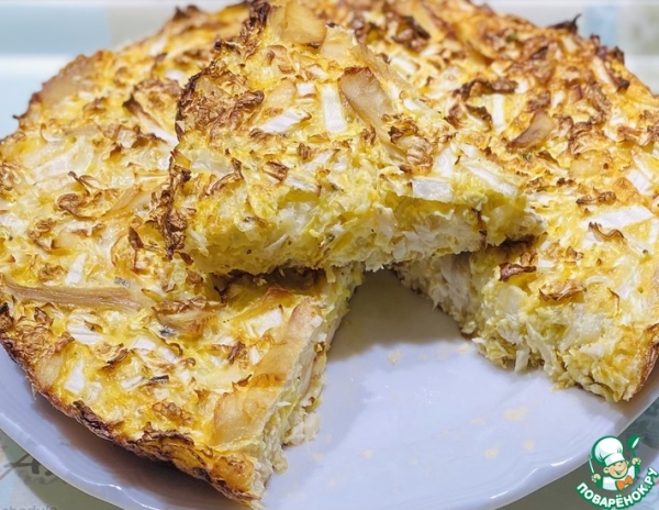 Рыбная запеканка с пекинской капустой Рыбная запеканка с пекинской капустой