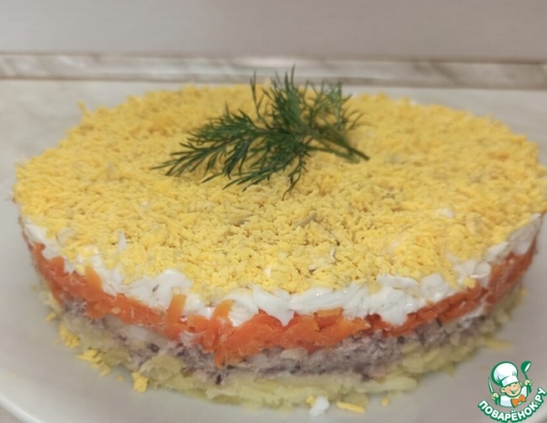 Салат "Мимоза" классически Салат "Мимоза" классически