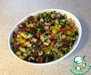 Салат с арбузными корками Салат с арбузными корками