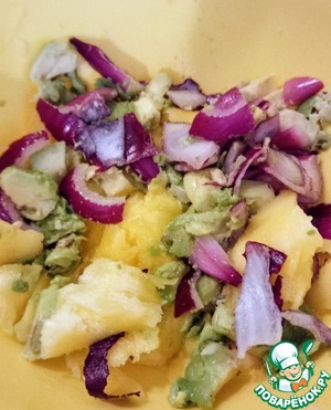 Салат с нутом и манго Салат с нутом и манго