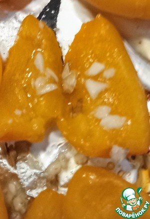 Сандвич с халуми и абрикосами Сандвич с халуми и абрикосами