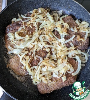 Шницель из говяжьей печени