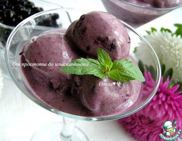 Сорбе из паслена Сорбе из паслена