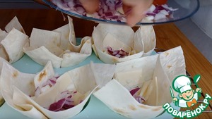 Тарталетки из Лаваша c грибами Тарталетки из Лаваша c грибами