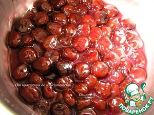 Творожно-зефирный торт с вишней