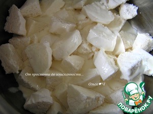 Творожно-зефирный торт с вишней